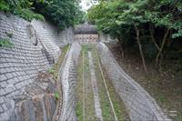 Ditch surrounding redoubt