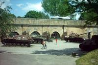 Vehicle display area in Poznan Citadel, photo by Radomil