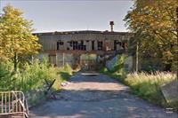 Derelict building on the former FAMO site