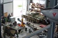 German vehicles undergoing restoration