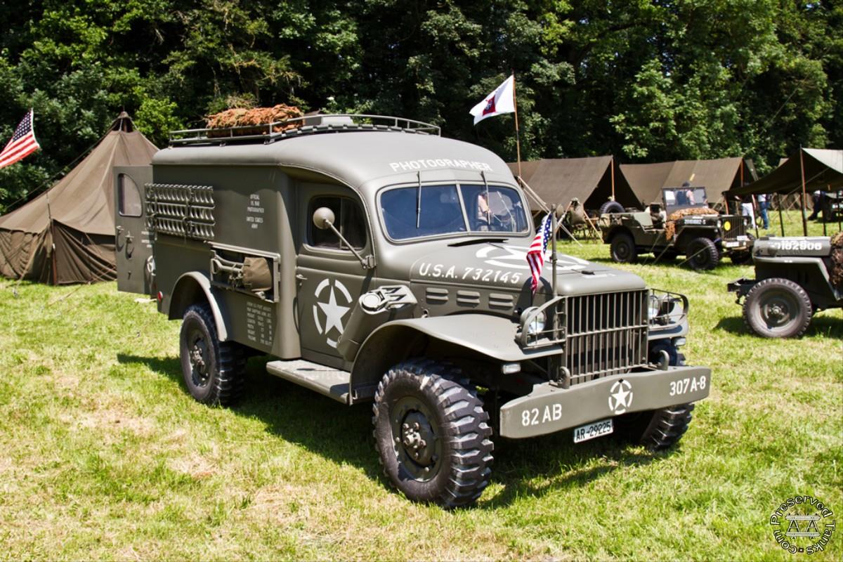 The military vehicle parking area at Armeetreff Ostschweiz