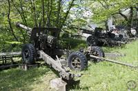 Artillery on display