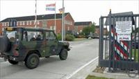 The main entrance of the Dutch military base in Seedorf, photo and caption from brabantsdagblad.nl