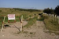 Tank track at Imber Range, photo by Graham Horn
