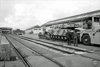 “The Armoured Vehicle Depot in Ludgershall not only stored equipment such as this Chieftain Tank, but also had facilities for scrapping them”, photo and caption from English Heritage