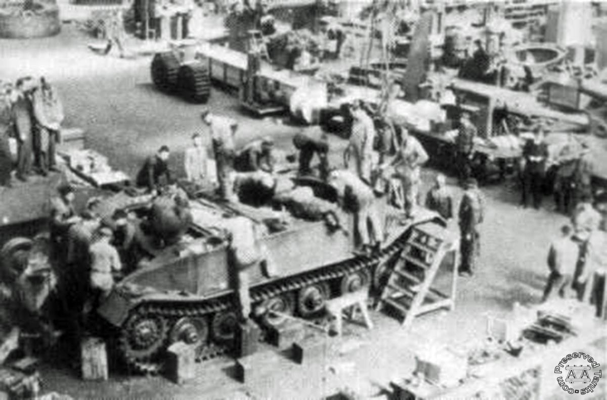 Construction of VK4501(P) prototype, photo from Forum.AxisHistory.com