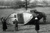 Big Willie undergoing trials, presumed to be at Hatfield, photo from PDA at Flickr.com