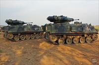 Extemporised FV432/30s “06A” / “Katie” and “03C” / “Sally”