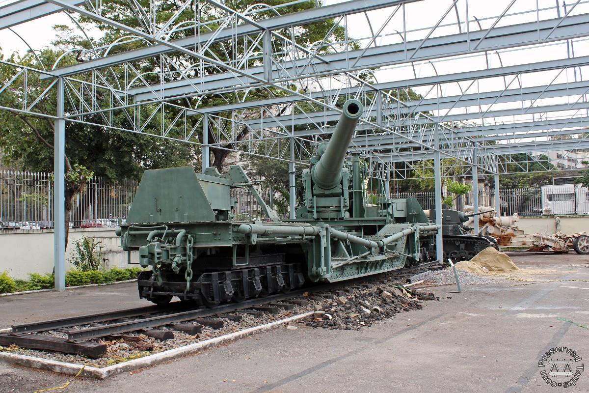 The last surviving Bethlehem Steel 177 railway gun
