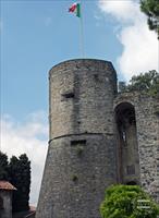 Bergamo castle, located beside the Parco Fauna Orobica