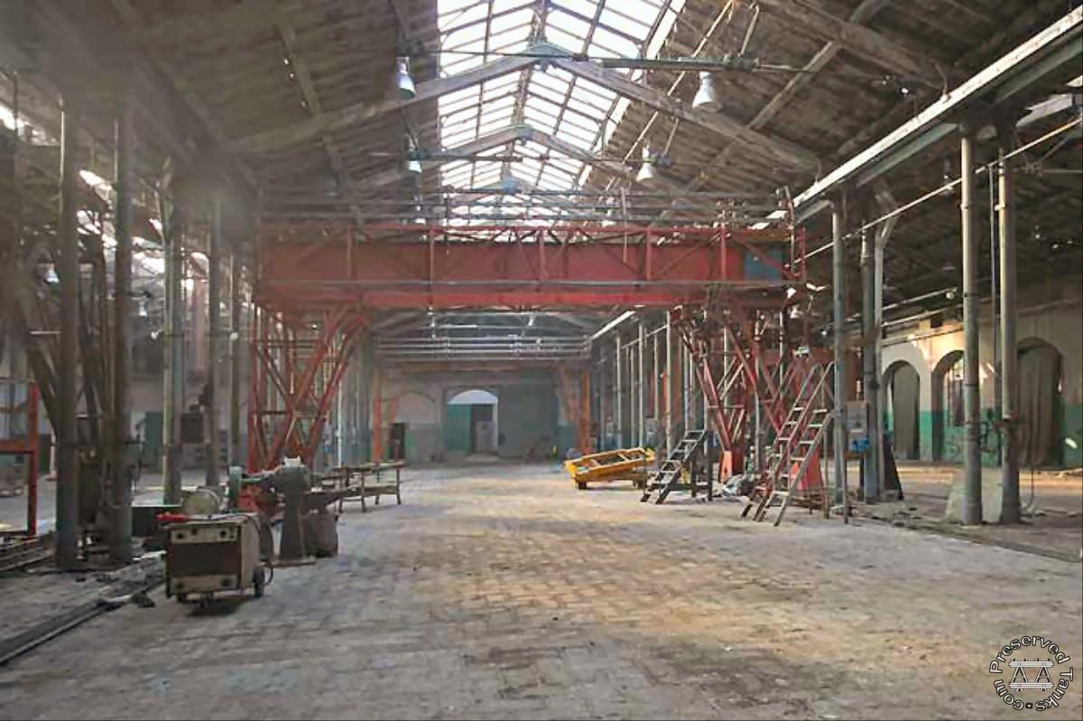 “Staveco Processing Department: Dismantling and mounting of tank turrets.”, photo by R. Rossi