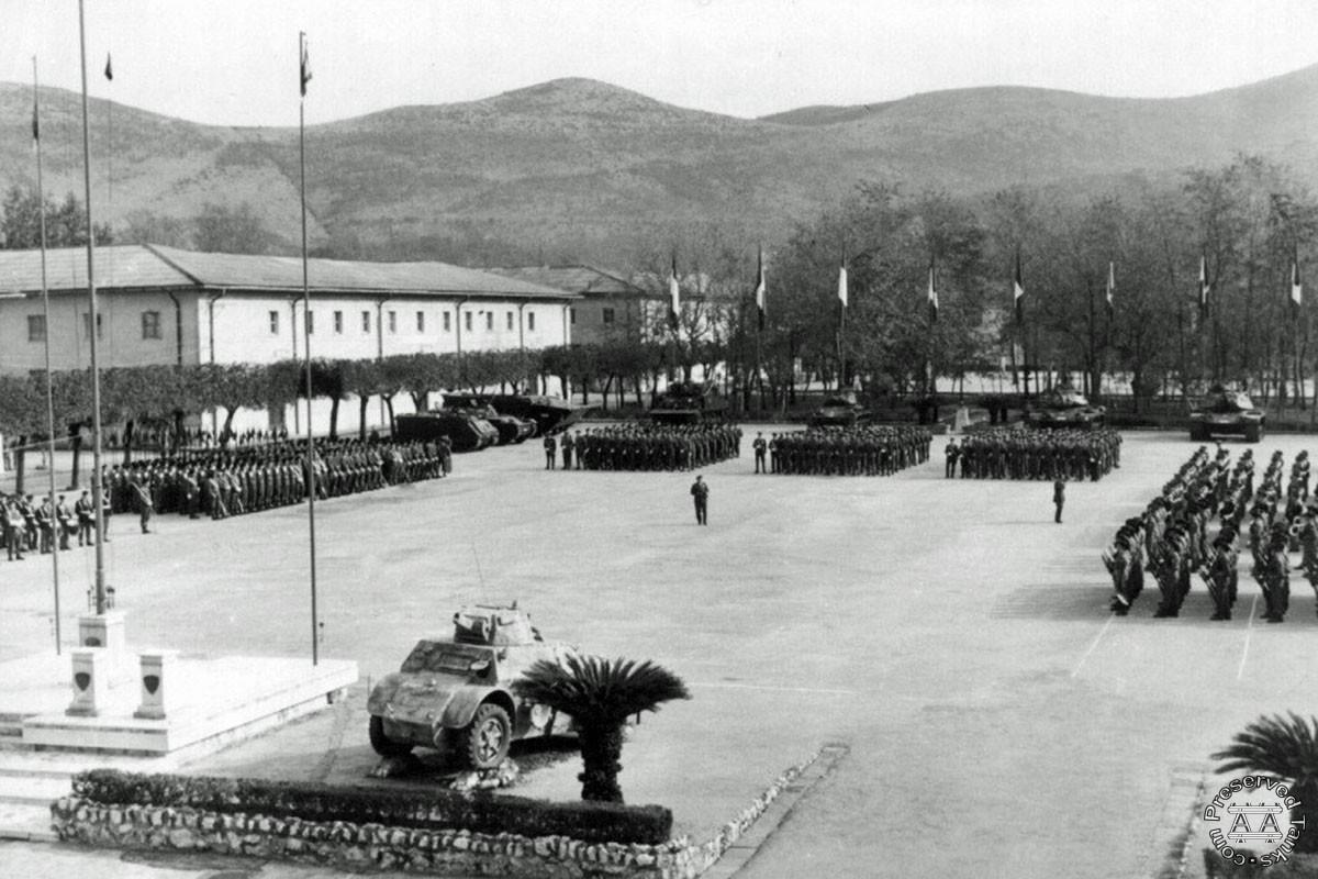 The Ferrari Orsi barracks of Caserta in 1968, photo by N. Bruni from Webalice.it/nbruni