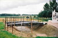 Anti-tank ditch and bridge
