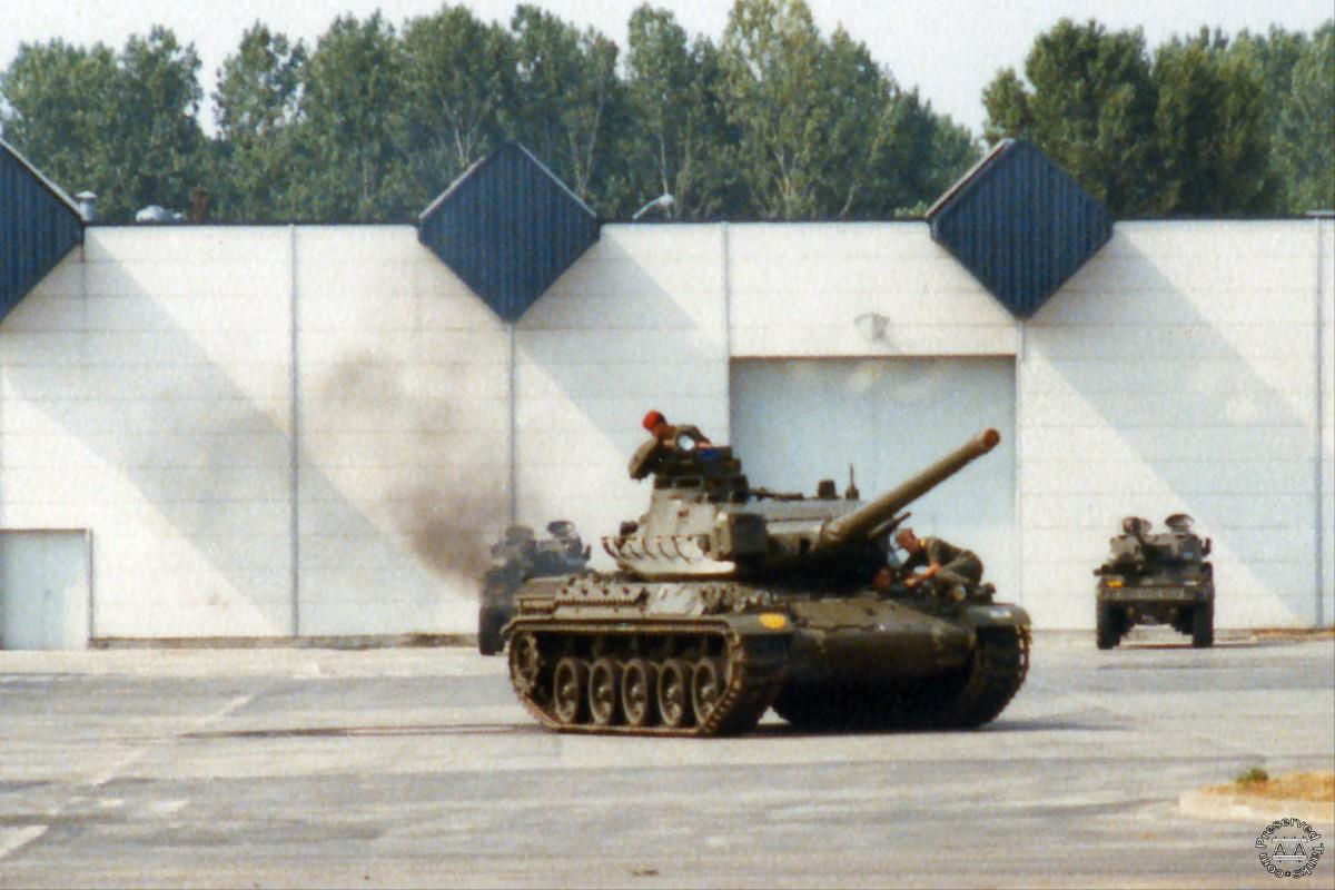 AMX-30 in service beside museum