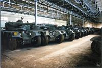 EBR armoured cars in storage