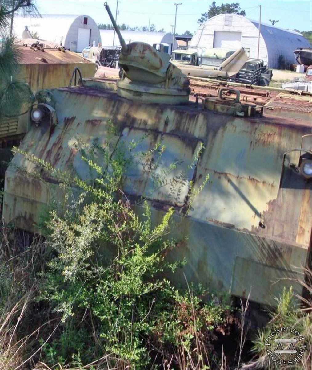 M75 APC in museum storage lot