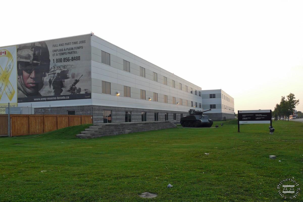 View of Armoury building looking north