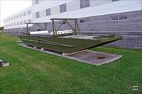 Bridging pontoon displayed in front of armoury building