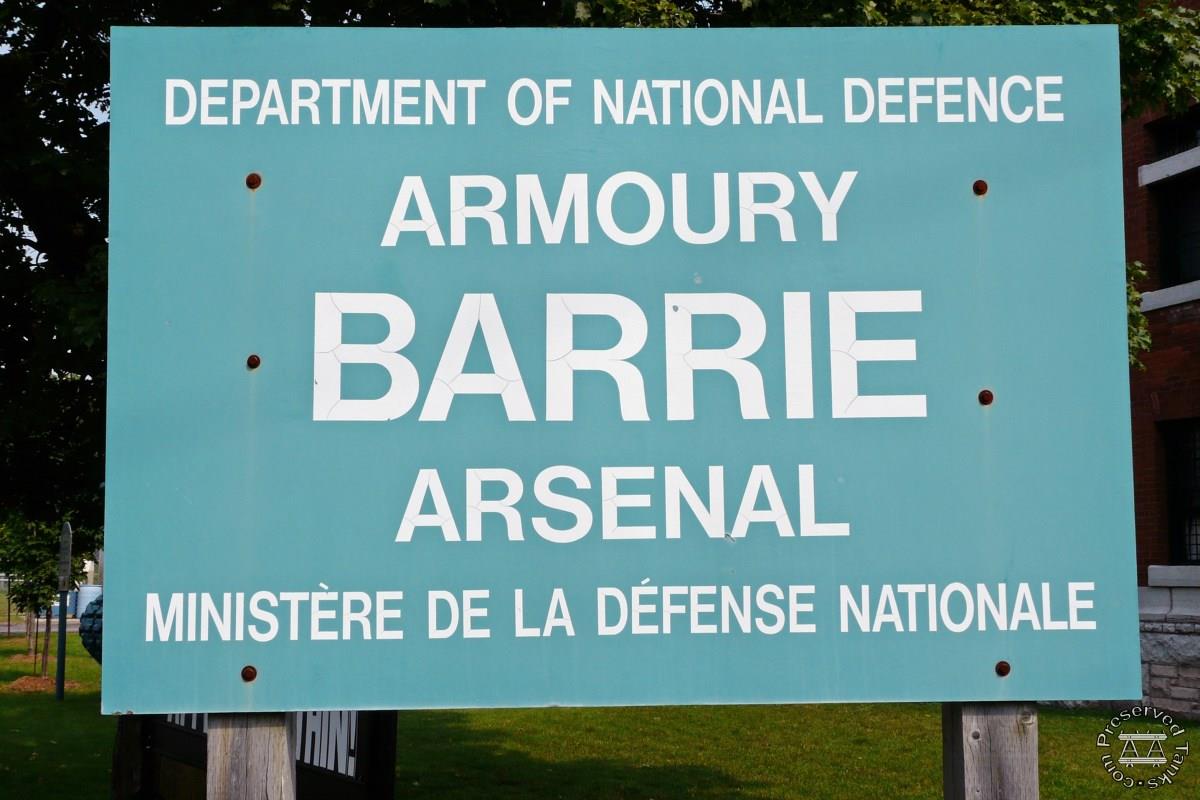 Armoury sign
