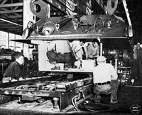 Defense work at Bowen-McLaughlin (appears to be rebuild of an M4A1 HVSS hull), photo from YorkBlog.com