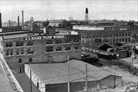 “A view of the J.I. Case Plow Works building from the south”, photo from RacinePost.com