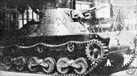 One of the short run of Type 98 Ke-Ni light tanks built by Hino Motors, and presumed to be shown at the factory