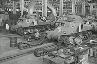 M3 tanks in production at Detroit Tank Arsenal