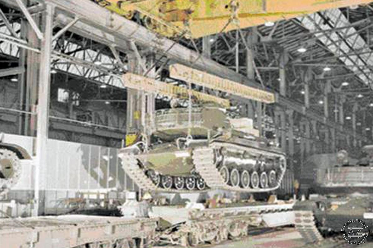 M60 tanks in production at Detroit Tank Arsenal, photo from DetNews.com