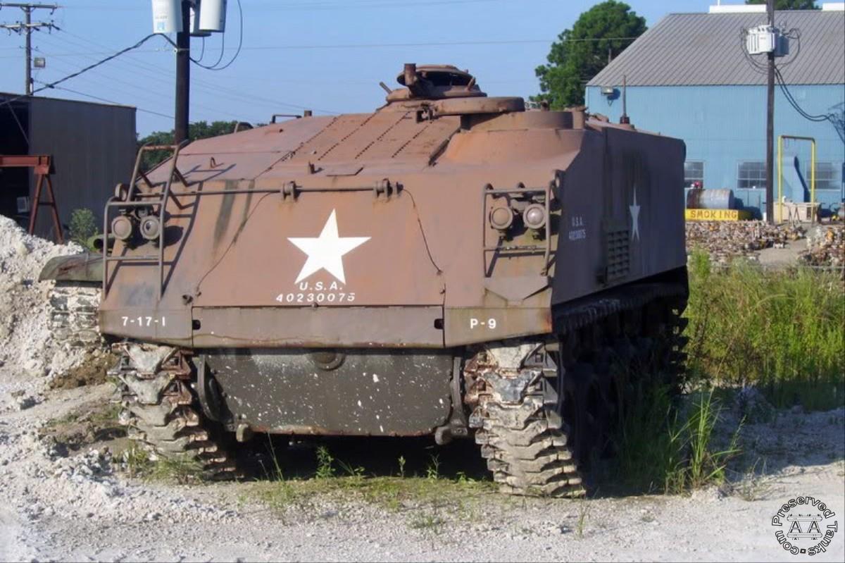 M75 APC stored at Lafayette Asphalt Co.
