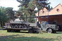 Carrier on trailer at the Museo Storico della Motorizzazione Militare