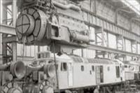 “Diesel locomotives under construction at the Birmingham Railway Carriage and Wagon works”, image captured from MACE video