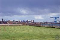 View of Clydebank East from near Beardmore Hotel, photo by S. Sweeney