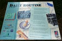 Daily routine information board