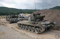 Panzer 68s of the Hagenbuch Collection during Convoy To Remember 2010