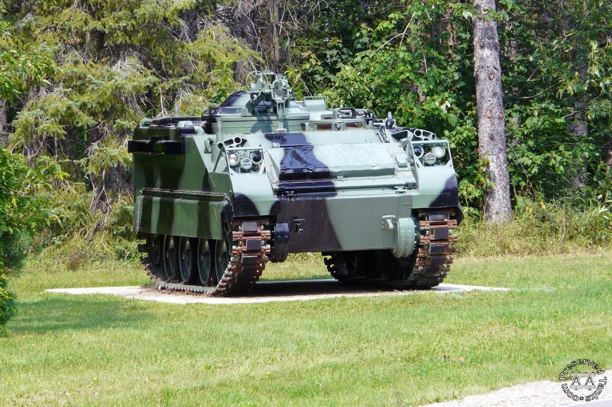 M113 Lynx C&R carrier displayed beside Dieppe Road