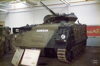 FV432 armoured personnel carrier with mock-up Rarden turret