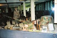 A cut-away Panzer IV turret also on display in the collection