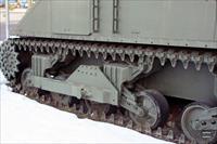 Close-up of dozer fittings