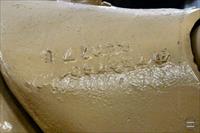 Casting marks on mantlet