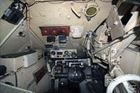 Front left of crew compartment - driver
