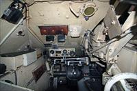 Front left of crew compartment - driver