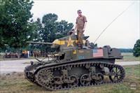 Left view, during Living History display