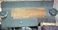 Ballistic table, mounted on the right side of the turret above the gunner