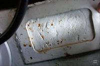 Serial number stamped into hull behind data plate location