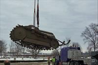 Leaving the Patton Museum for the move to Fort Benning