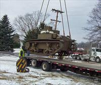 Leaving the Patton Museum for the move to Fort Benning