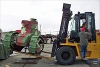 Being moved ready for transport to Fort Carlisle