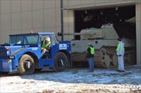 Being moved ready for transport to Fort Benning