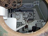 Turret interior viewed through rear turret hatch