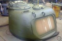 Turret after painting